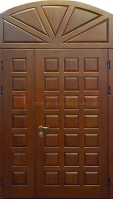 Глухая стальная арочная дверь МФД внутри ДА-11 в Можайске