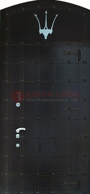 Металлическая арочная дверь ДА-22 высокого качества в Уфе