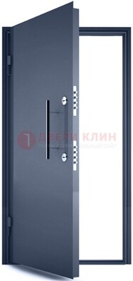 Черная металлическая бронированная дверь ДБ-1 в Апрелевке
