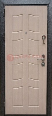 Легкая металлическая дверь с МДФ ДМ-109