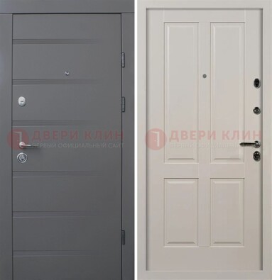 Квартирная железная дверь с МДФ панелями ДМ-423