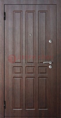Простая металлическая дверь с МДФ МД-44