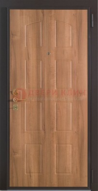 Железная дверь с МДФ с рисунком ДМ-91 в дом из бревна