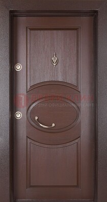 Железная дверь с массивом дуба в стиле классика ДМД-55 в Электрогорске