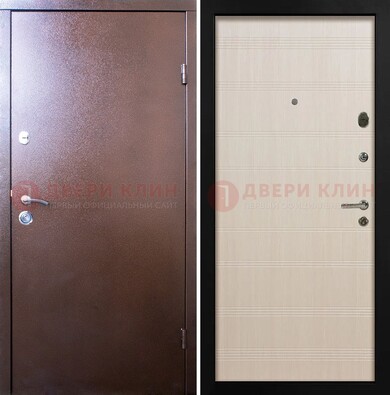 Входная дверь с порошковым покрытием и терморазрывом МДФ ДП-210