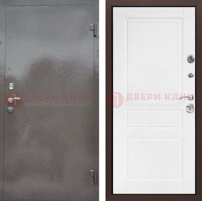 Входная стальная дверь с порошковым окрасом и МДФ внутри ДП-311 в Мурманске