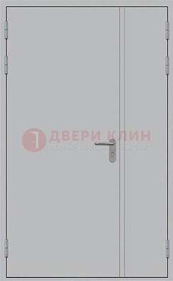 Белая противопожарная двупольная дверь ДПМ-02/30 в Ярославле
