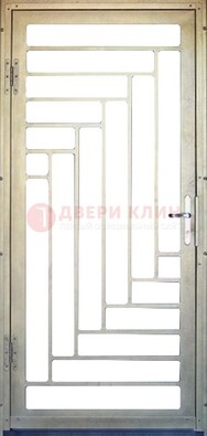 Железная решетчатая дверь с узором ДР-41