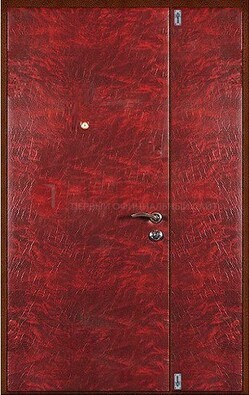 Красная тамбурная дверь ДТМ-33