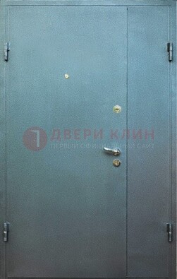 Серая тамбурная дверь ДТМ-34