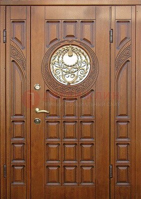 Металлическая филенчатая дверь с виноритом ДВТ-191