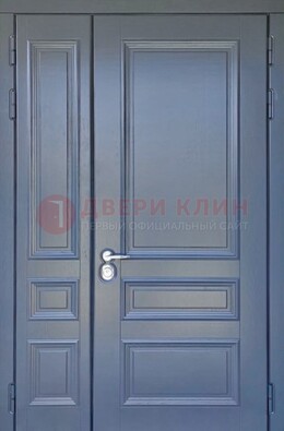 Темно-серая железная дверь с виноритом ДВТ-242
