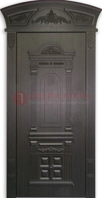 Черная стальная дверь с виноритом ДВТ-31 