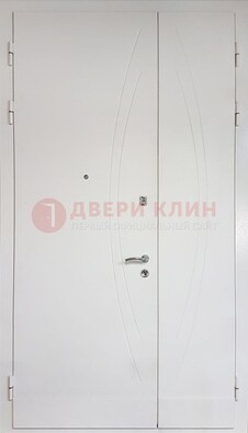 Современная полуторная стальная дверь с МДФ панелью ПЛ-25 в Перми
