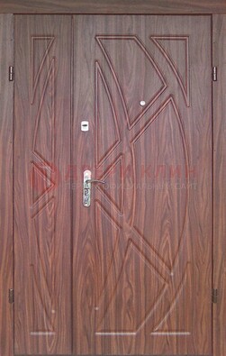 Железная полуторная дверь с МДФ ПЛ-7 в Кингисеппе